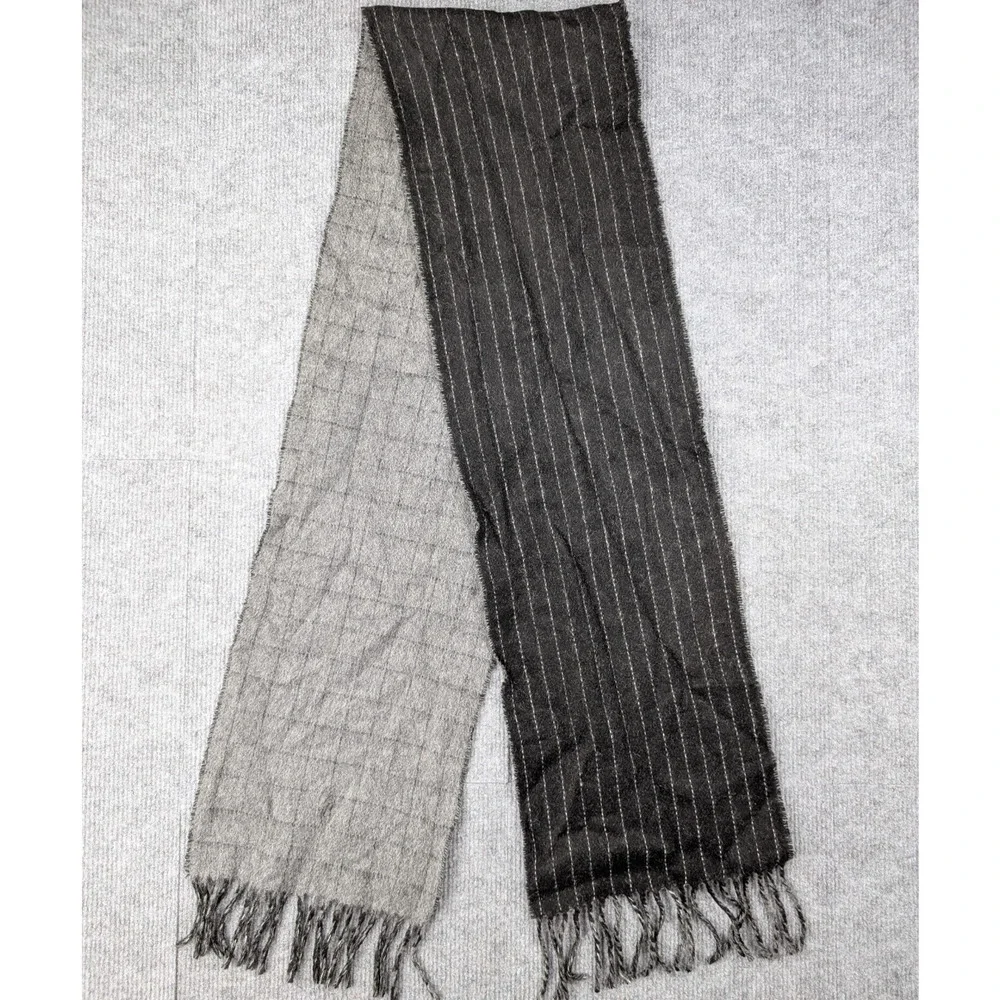 Polo Ralph Lauren Scarf Mens One Size Rectangle Italy Wool Quiet Luxury Timeless
